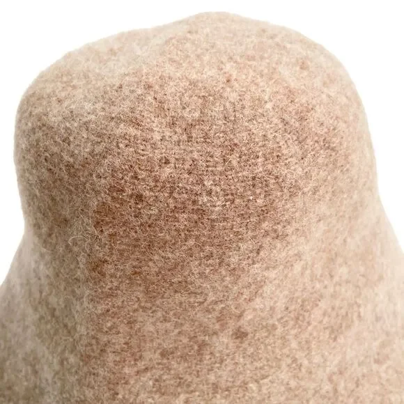 NEW Anthropologie Wool Bucket Hat in Cream Color One Size - Picture 5 of 7